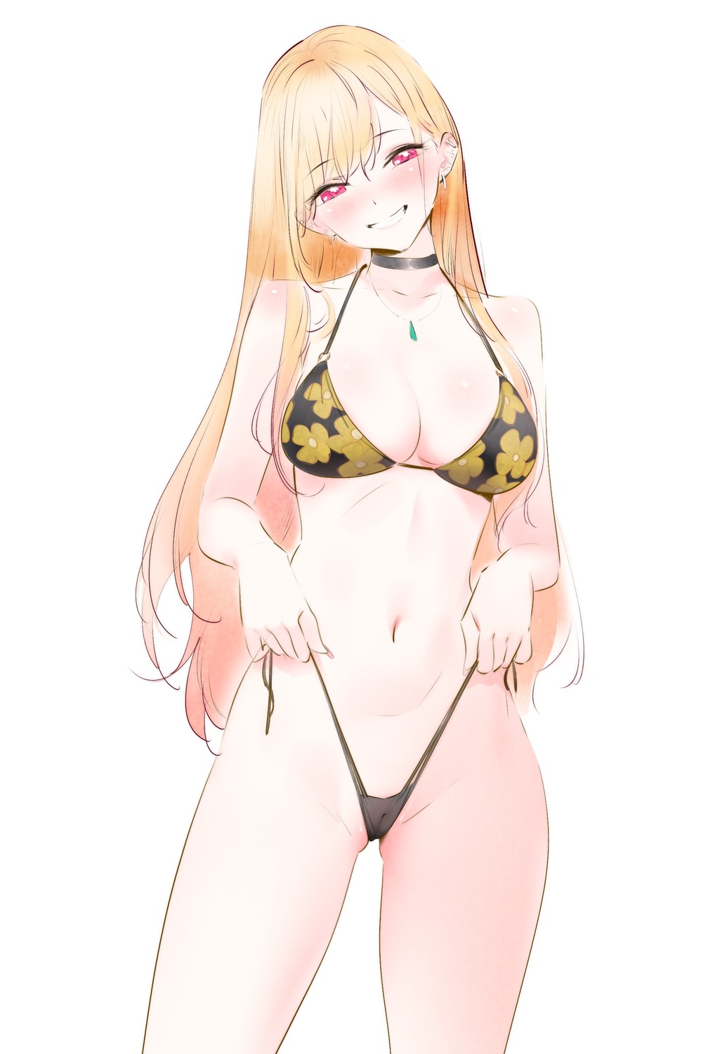 bikini cameltoe kitagawa_marin sono_bisque_doll_wa_koi_wo_suru swimsuits undressing yd_(orange_maru)