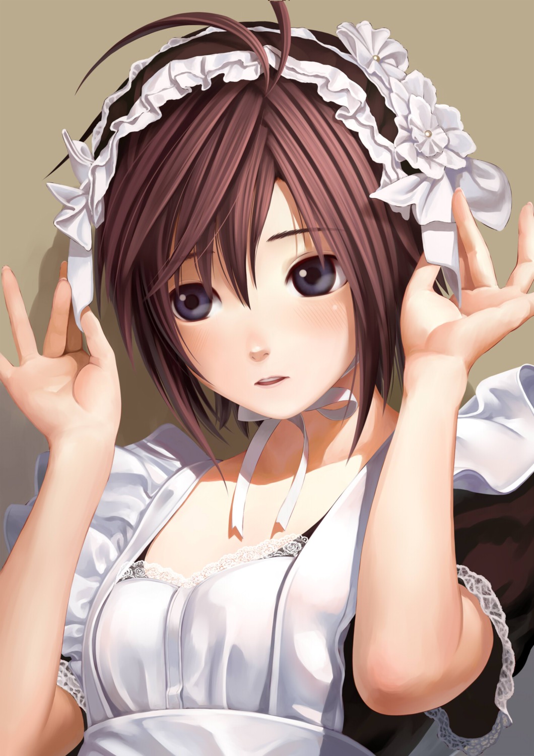 kikuchi_makoto maid nekopuchi the_idolm@ster the_idolm@ster_2