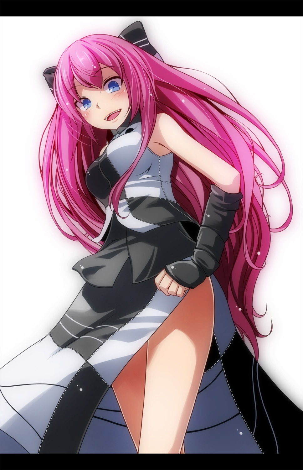 dress megurine_luka tsukishiro_saika vocaloid