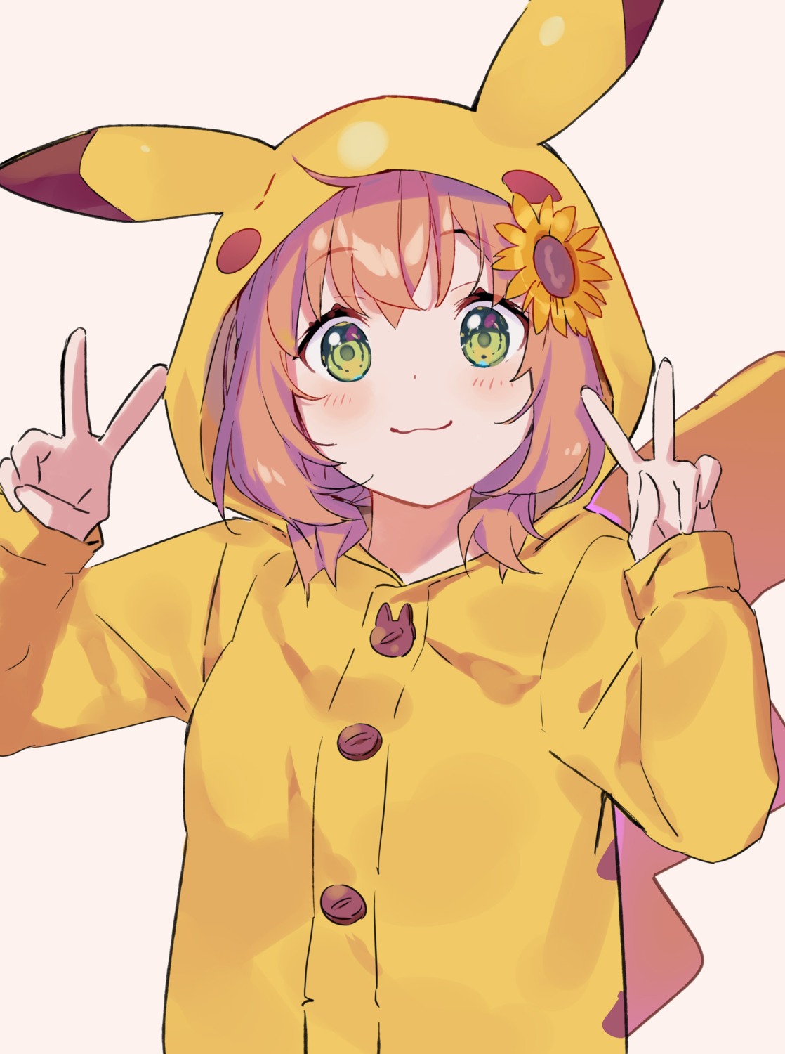 cosplay honma_himawari nana_yume87 nijisanji pajama pikachu pokemon