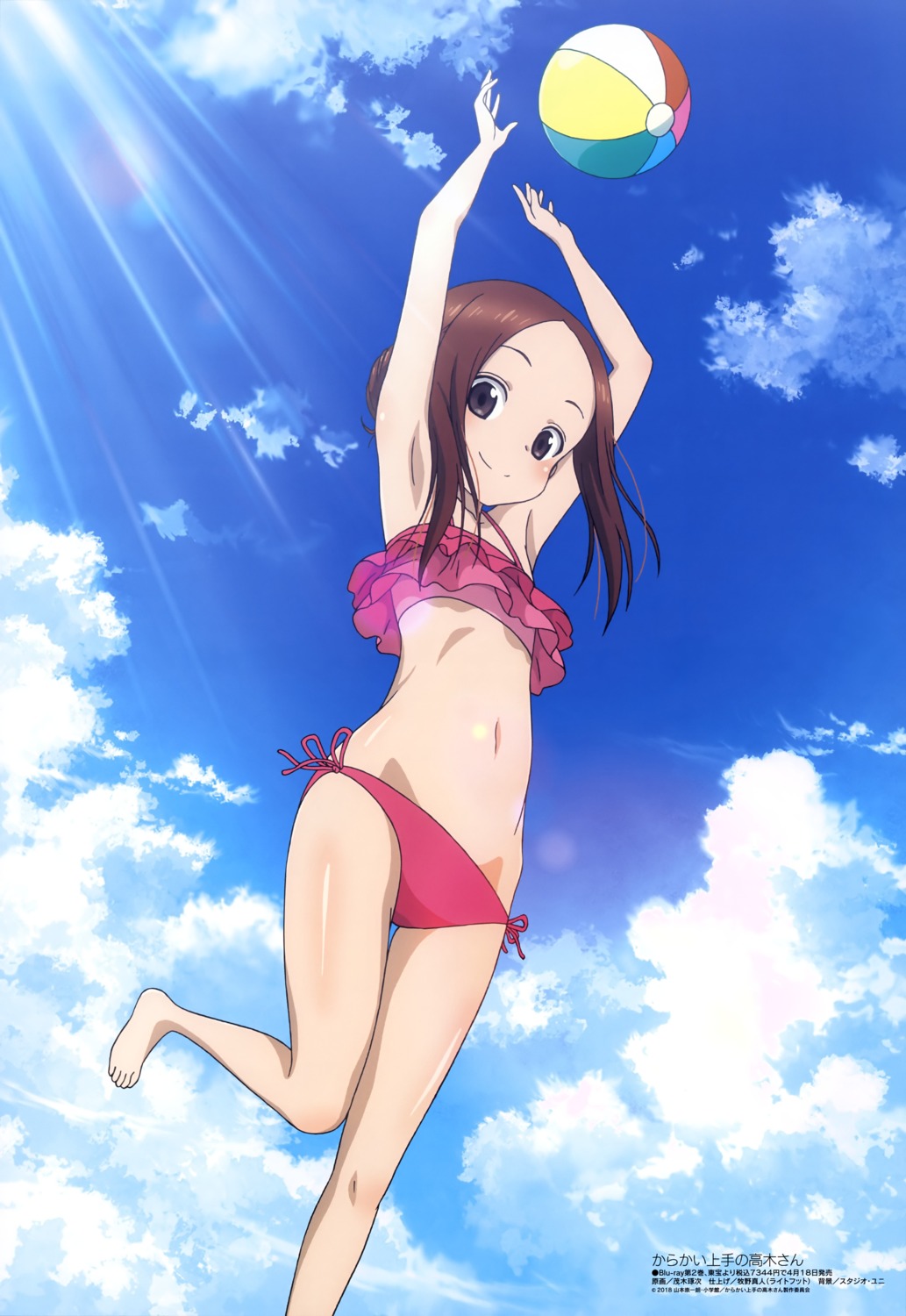 bikini karakai_jouzu_no_takagi-san mogi_takuji swimsuits takagi-san