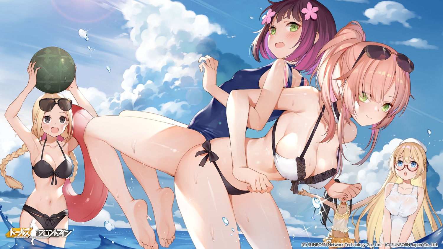 bikini c-ms_(girls_frontline) cleavage girls_frontline haijin megane r93_(girls_frontline) school_swimsuit see_through serdyukov_(girls_frontline) star_z-62_(girls_frontline) swimsuits type_4_(girls_frontline) wallpaper wet wet_clothes