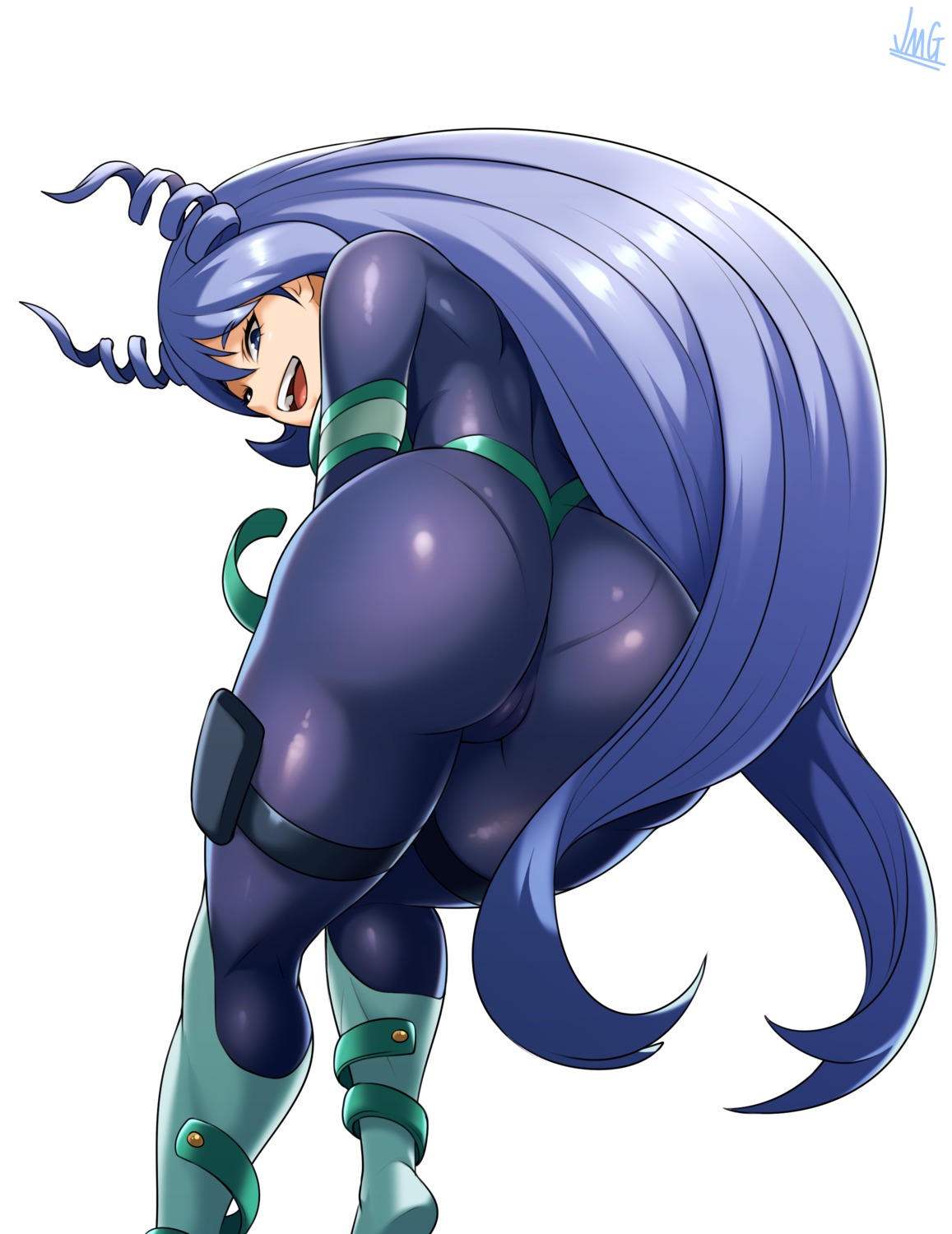 ass bodysuit boku_no_hero_academia cameltoe garter hadou_nejire jmg