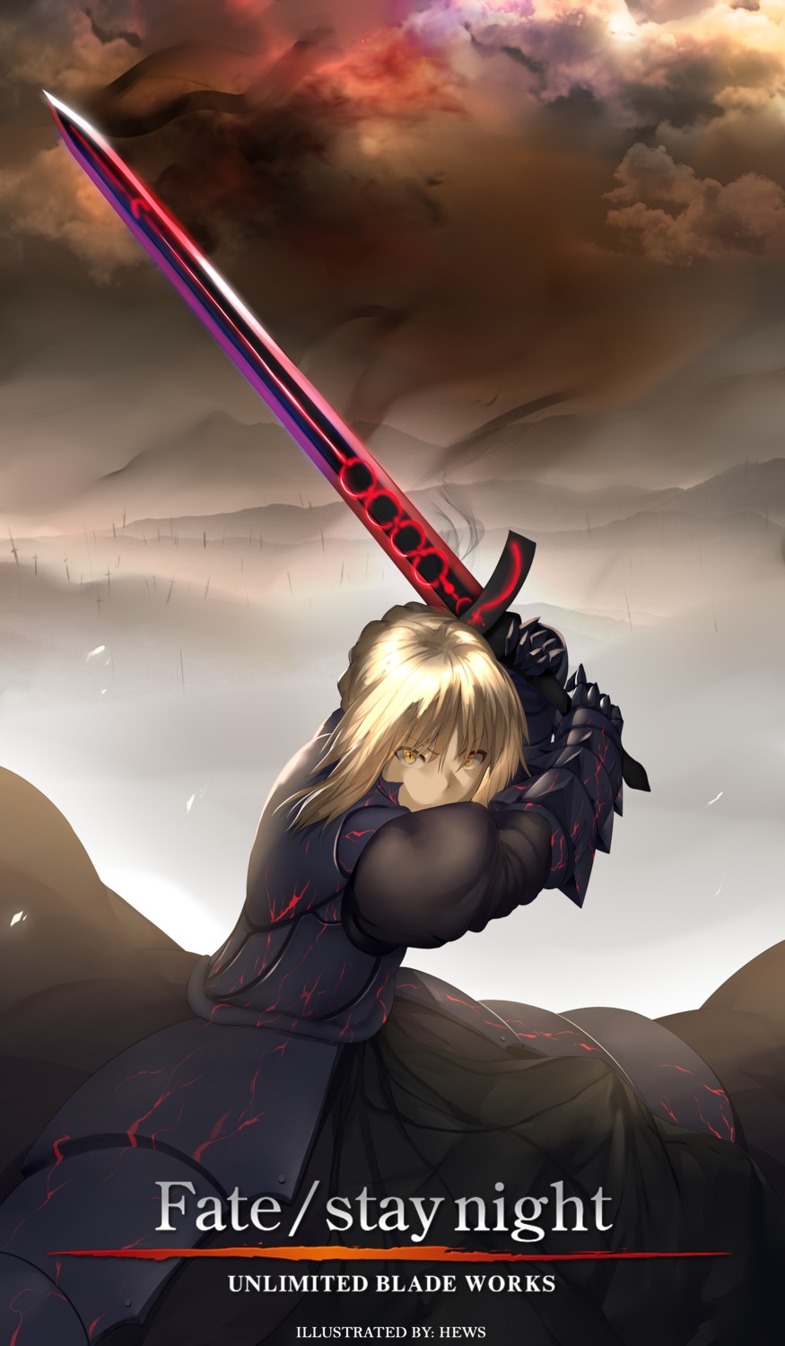 armor dress fate/stay_night hews saber sword