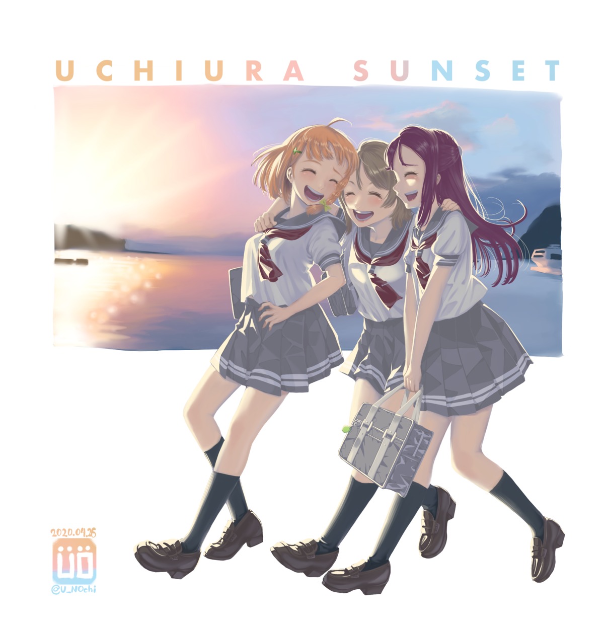 love_live!_sunshine!! sakurauchi_riko seifuku tagme takami_chika watanabe_you