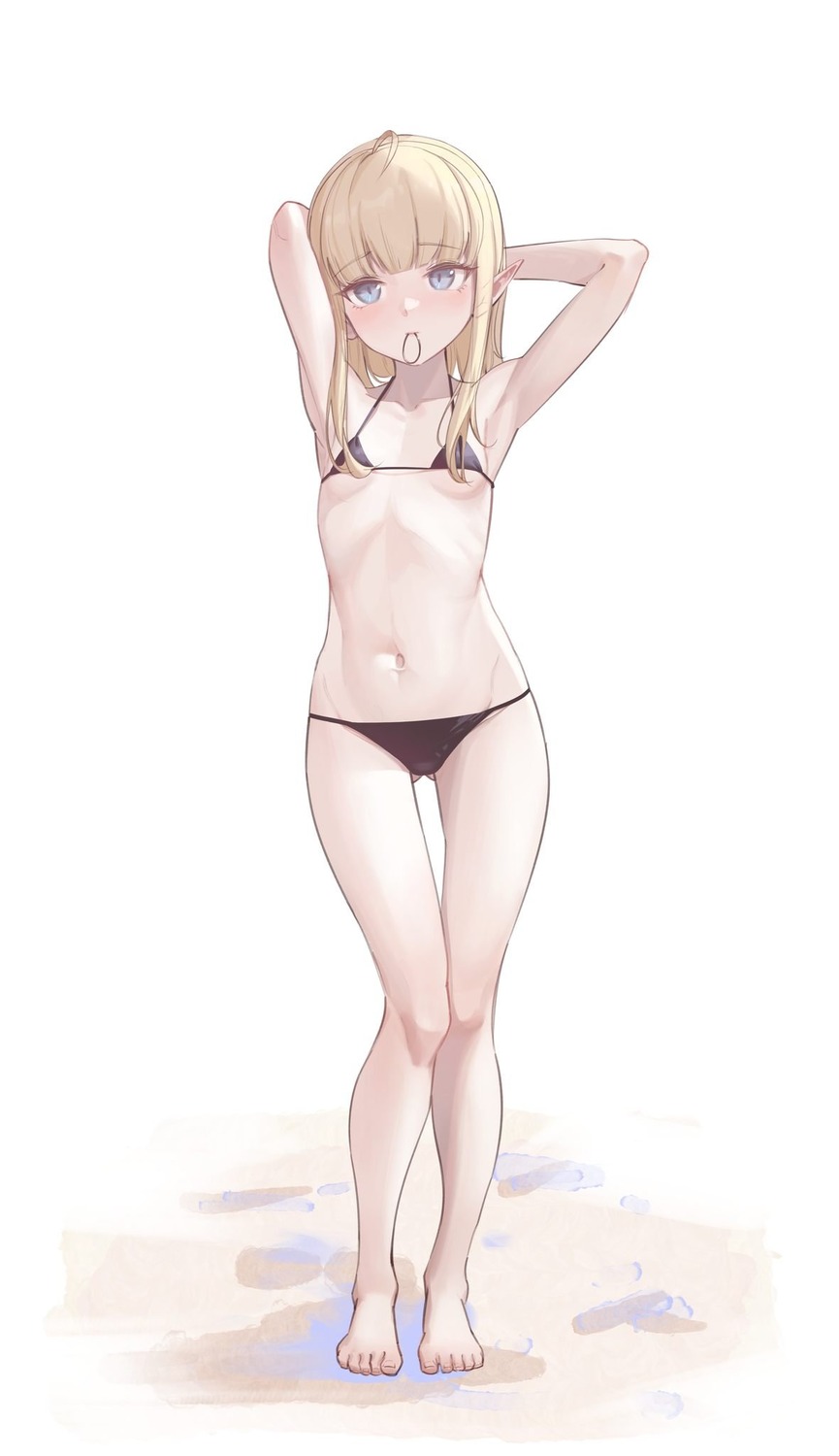 bikini bingwei_huang loli pointy_ears swimsuits