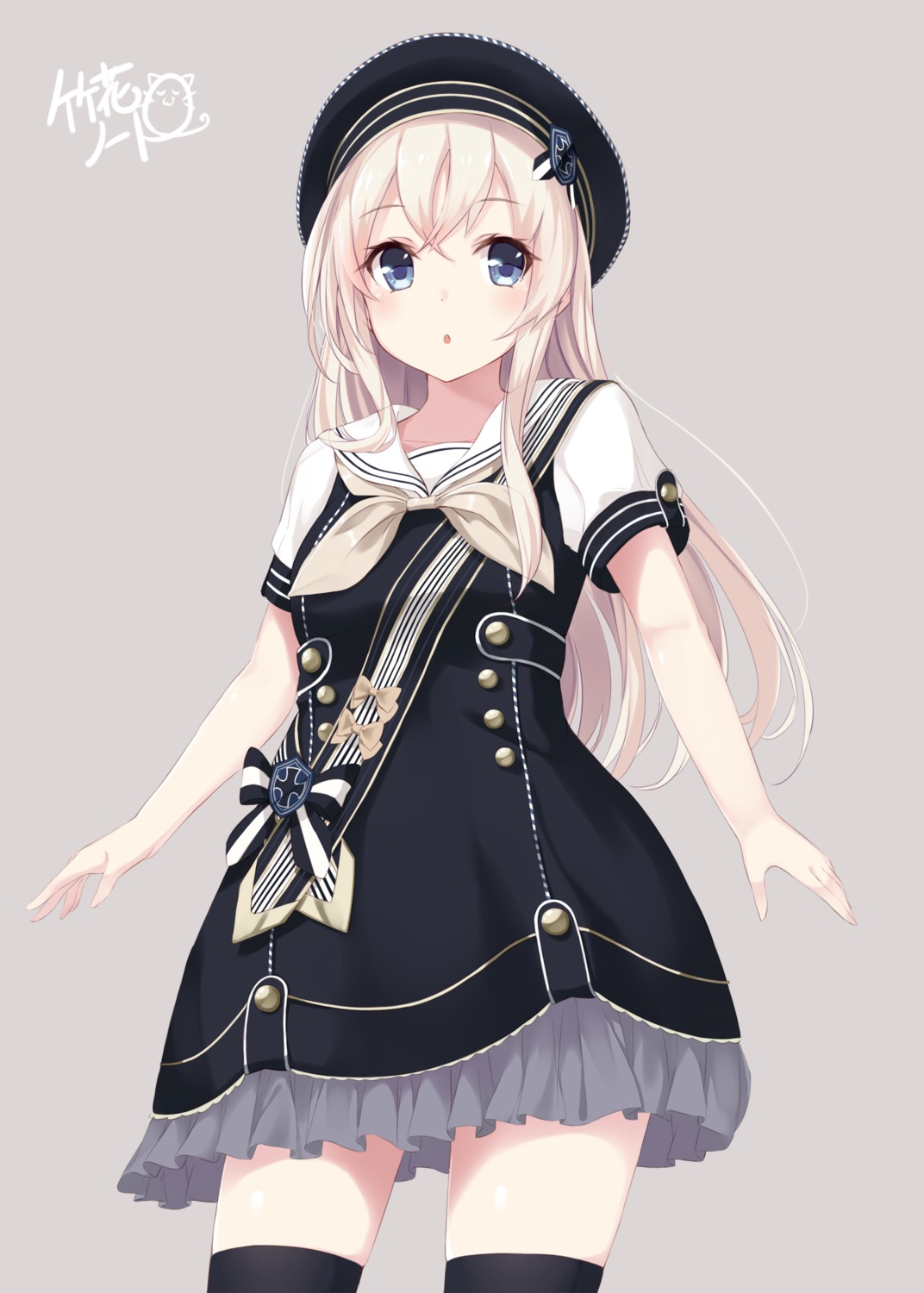 dress kantai_collection takehana_note thighhighs u-511