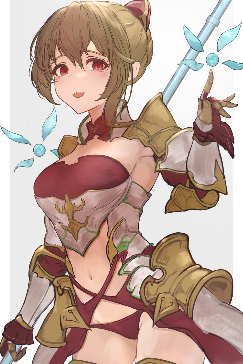 armor asaikeu bikini_armor granblue_fantasy vira_(granblue_fantasy) weapon