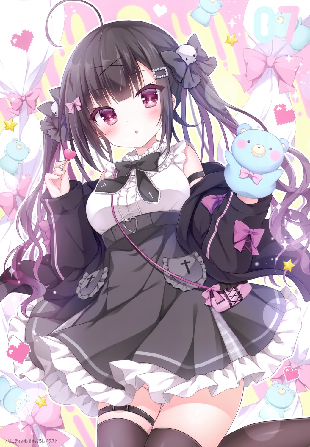 dress garter gothic_lolita lolita_fashion nopan picpicgram platinum_kinoko thighhighs