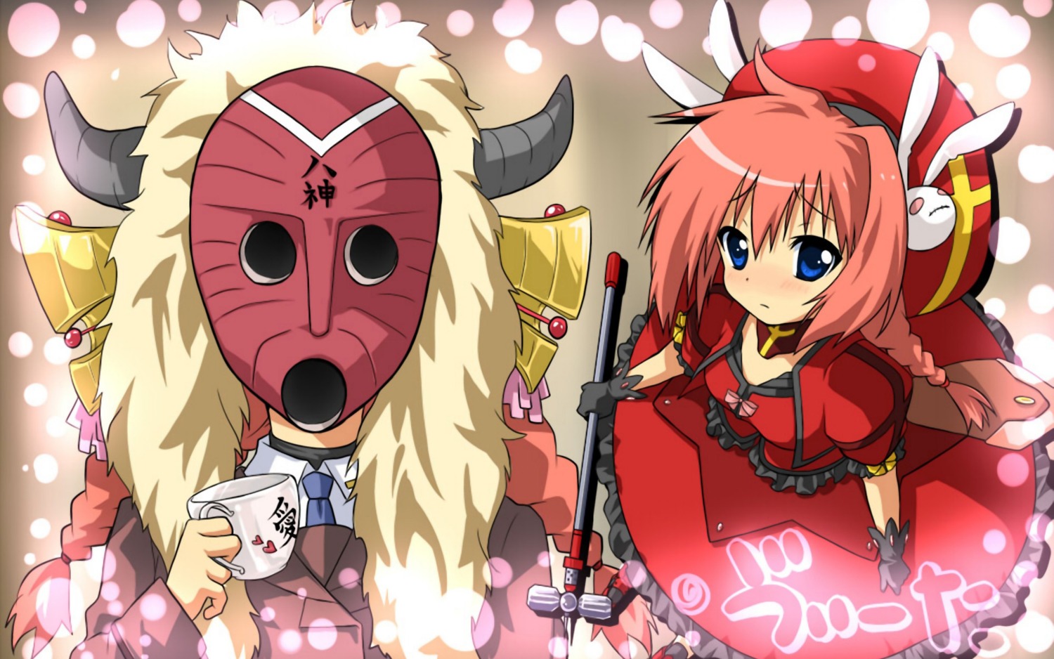 467 k-on! mahou_shoujo_lyrical_nanoha mahou_shoujo_lyrical_nanoha_strikers parody vita wallpaper