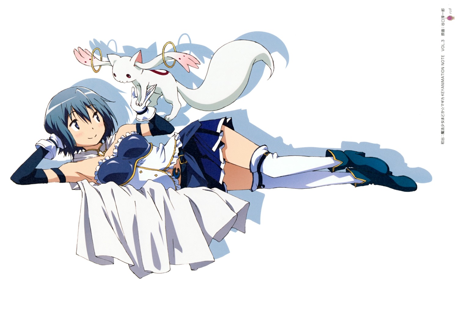 miki_sayaka puella_magi_madoka_magica taniguchi_junichirou thighhighs