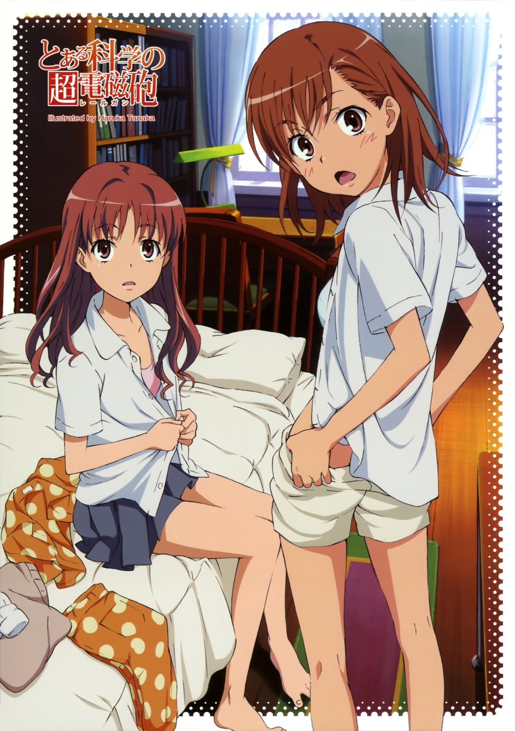 misaka_mikoto shirai_kuroko tanaka_haruka to_aru_kagaku_no_railgun to_aru_majutsu_no_index undressing