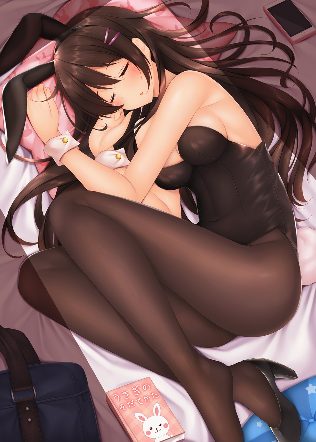 animal_ears bunny_ears bunny_girl heels minato_ojitan pantyhose sakurajima_mai seishun_buta_yarou tail