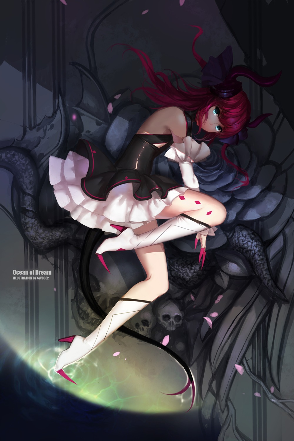 elizabeth_bathory fate/extra fate/extra_ccc fate/stay_night heels horns swd3e2 tail