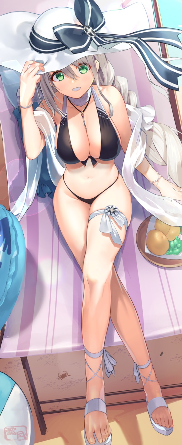 aquila_(azur_lane) azur_lane bikini garter shimotsuki_shio swimsuits