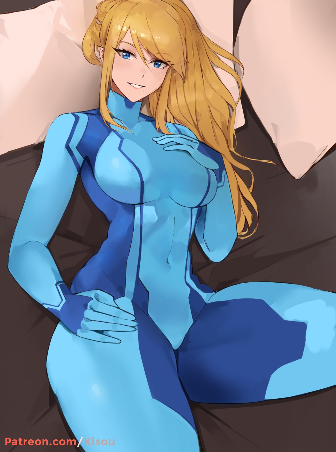 bodysuit kisou metroid samus_aran