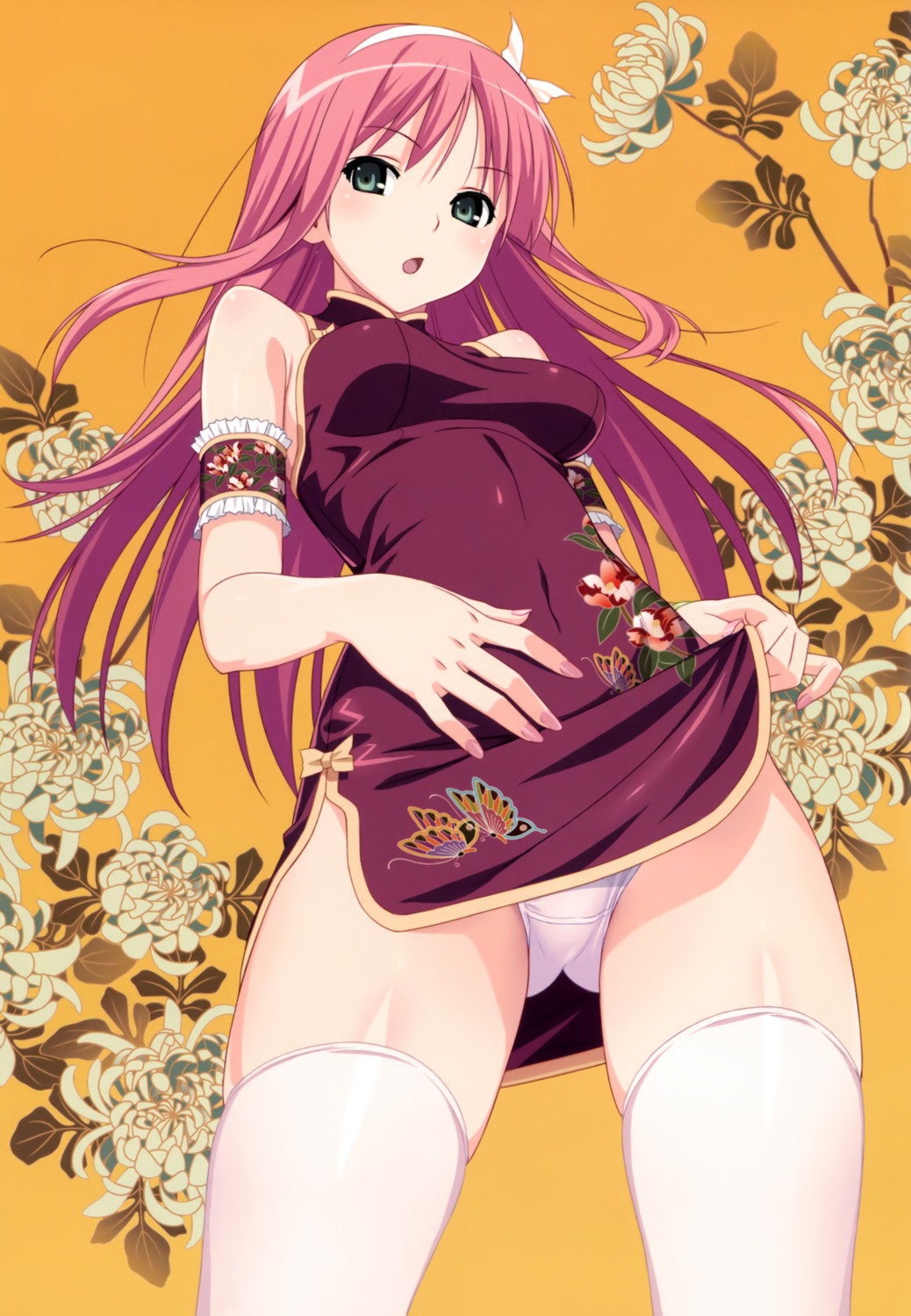 chinadress koutaro pantsu skirt_lift thighhighs