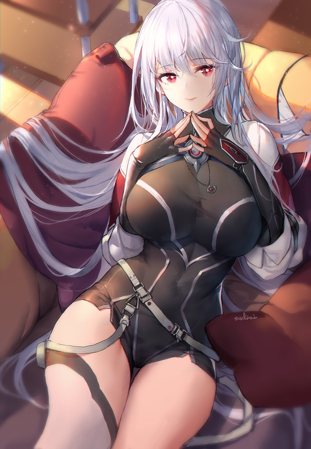 closers leotard mirae_(closers) swd3e2 thighhighs