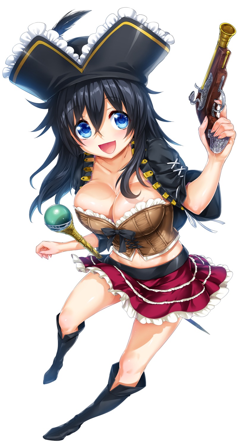 cleavage gun hisasi netoge_no_yome_wa_onna_no_ko_janai_to_omotta? pirate tamaki_ako