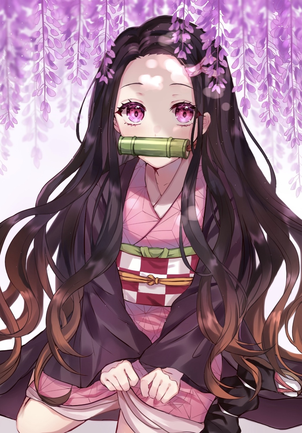 japanese_clothes kamado_nezuko kimetsu_no_yaiba parum