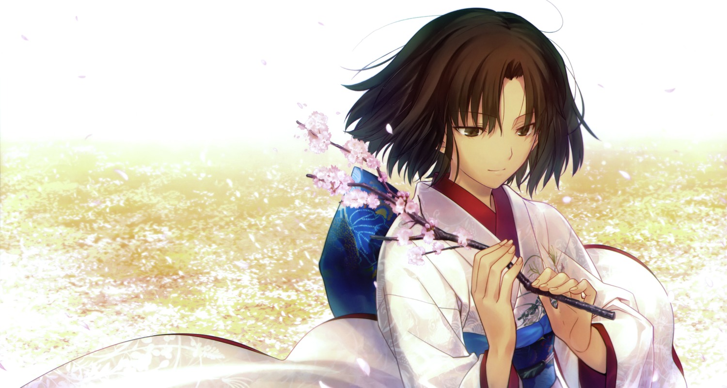 japanese_clothes kara_no_kyoukai ryougi_shiki takeuchi_takashi