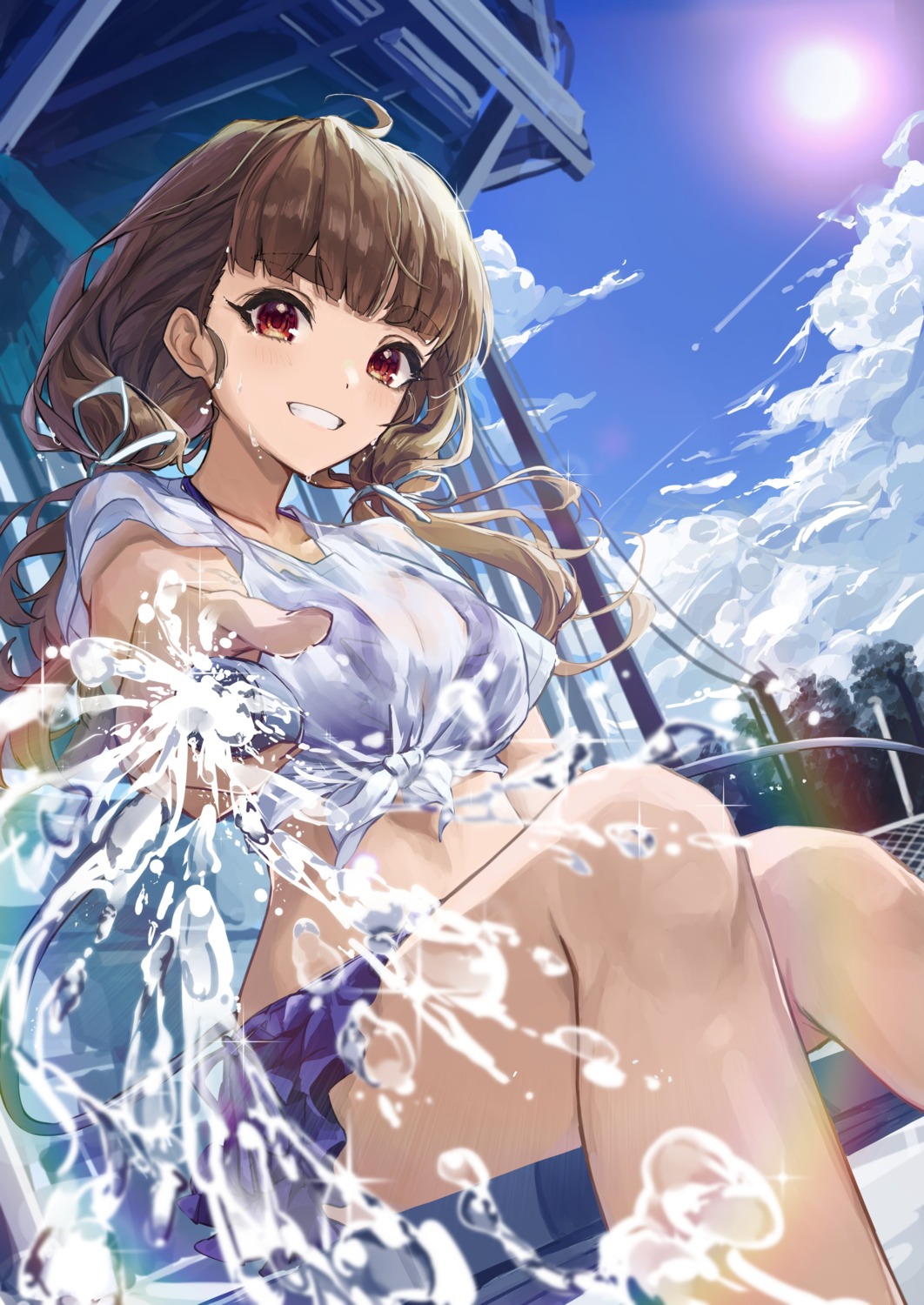 bikini kamiya_nao see_through shino_sto swimsuits the_idolm@ster the_idolm@ster_cinderella_girls wet