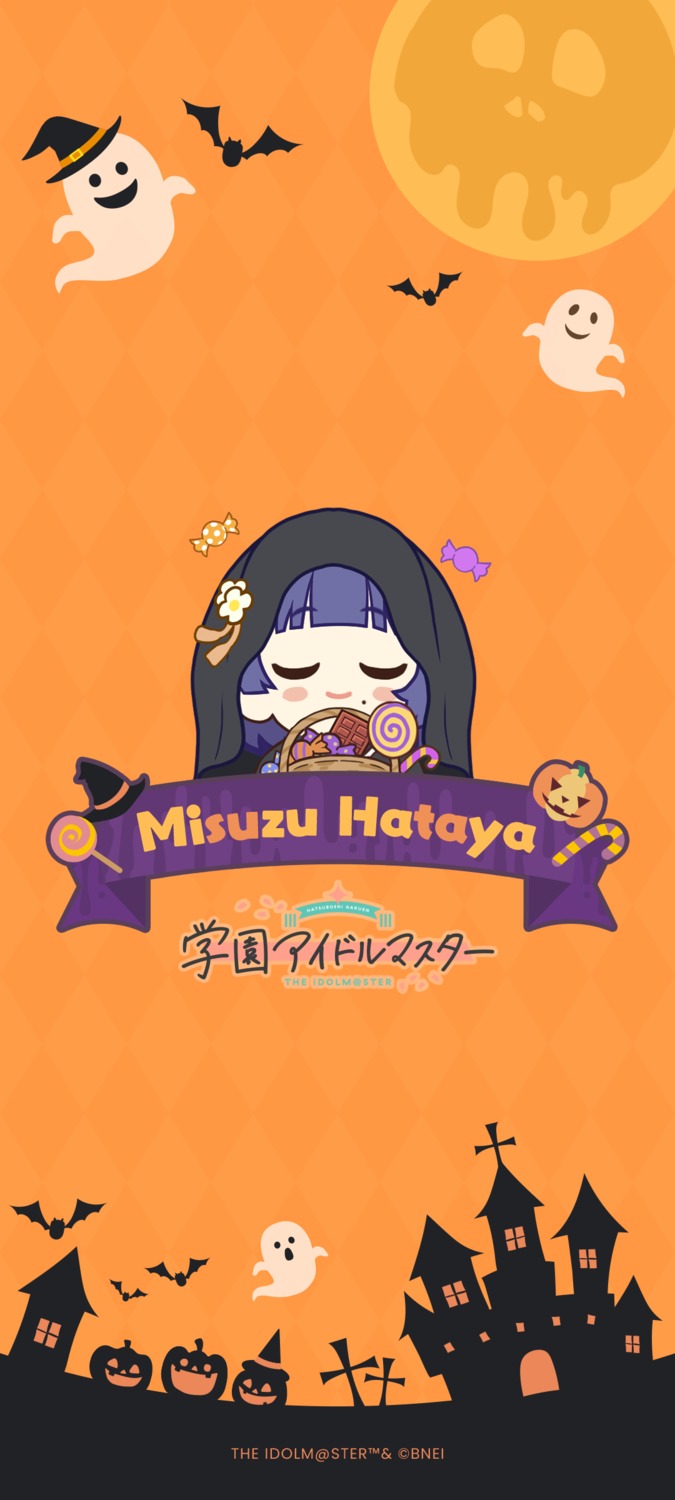 bandai_namco chibi gakuen_idolm@ster halloween hataya_misuzu tagme the_idolm@ster