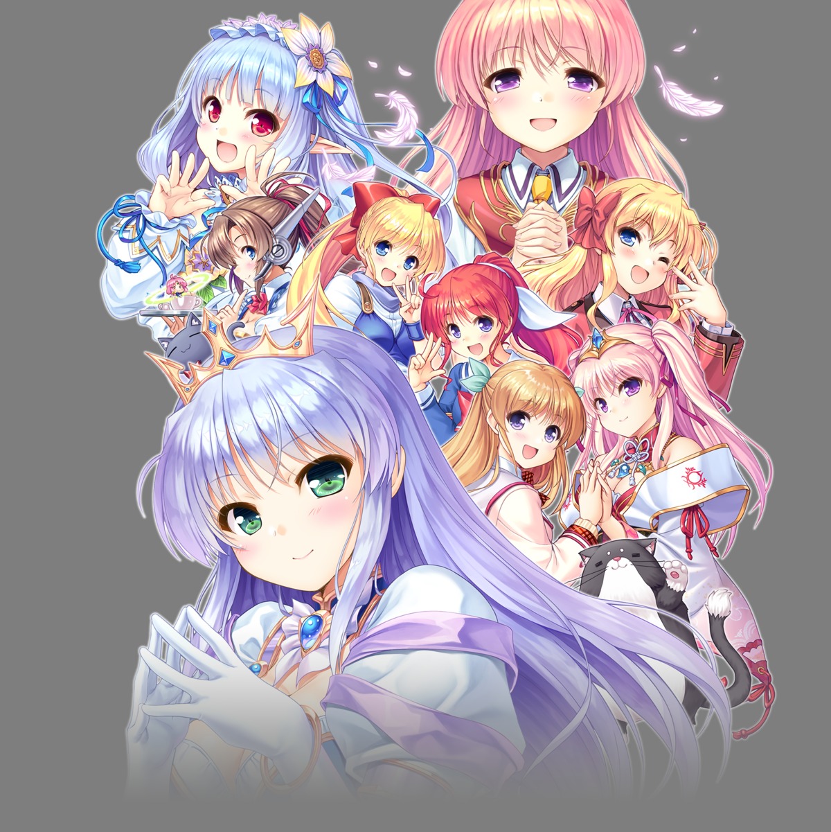 aiyoku_no_eustia amagasaki_mikoto august bekkankou binary_pot crossover daitoshokan_no_hitsujikai eustia_astraea feena_fam_earthlight fortune_arterial hanei_yuki iris_mysteria!_~shoujo_no_tsumugu_yume_no_hiseki~ leticia_apple miyaguni_akari pointy_ears princess_holiday seifuku sen_no_hatou_tsukisome_no_kouki sendou_erika shirasaki_tsugumi tsuki_wa_higashi_ni_hi_wa_nishi_ni yoake_mae_yori_ruriiro_na