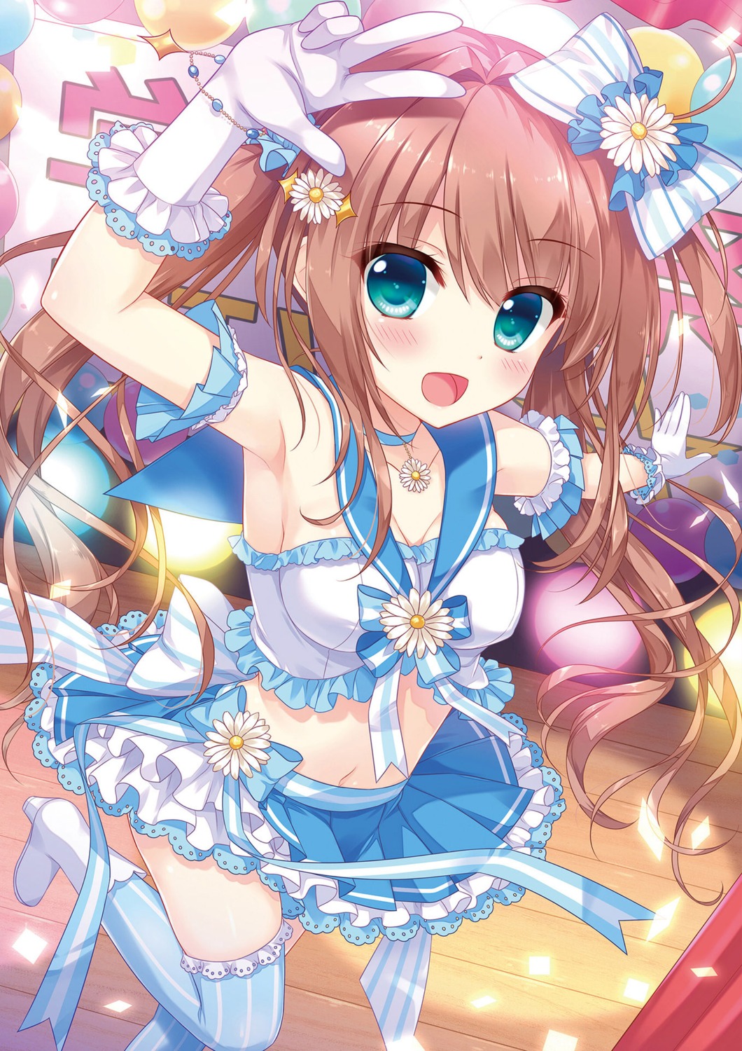 ameto_yuki dress thighhighs