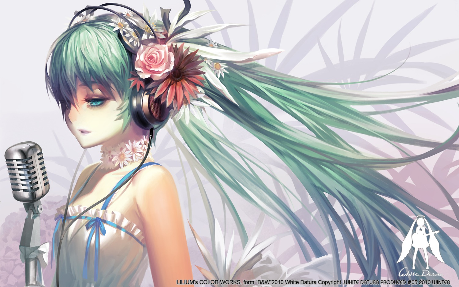 alphonse hatsune_miku headphones vocaloid wallpaper