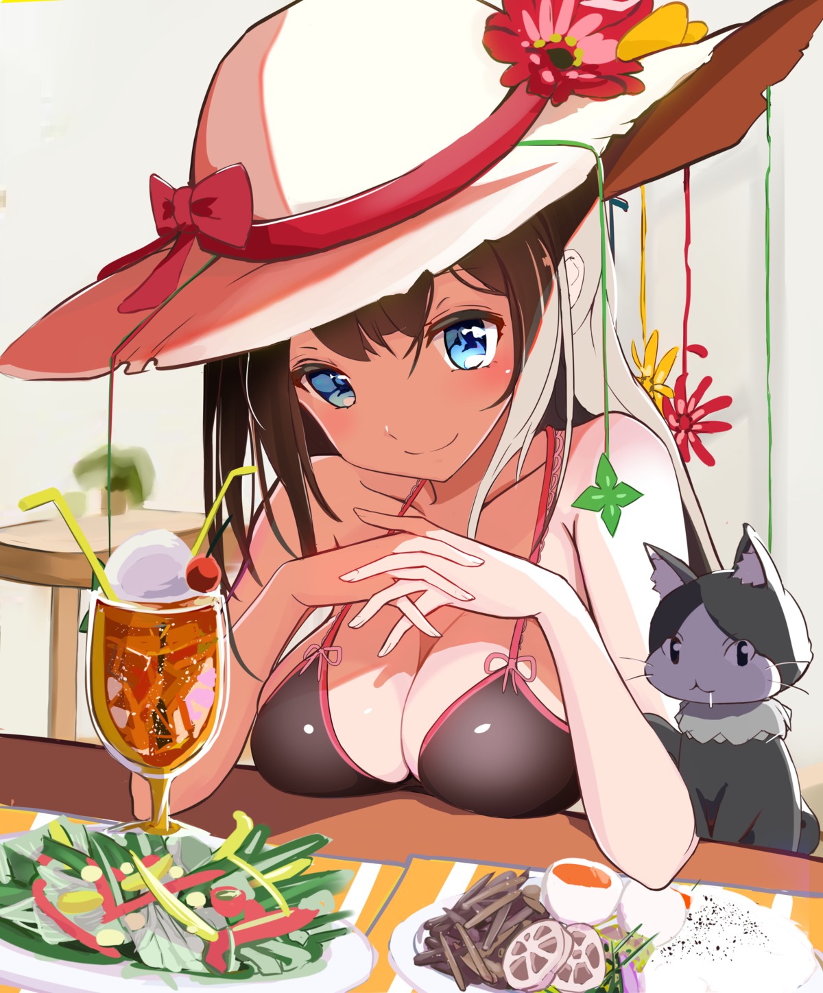 bikini_top neko papion swimsuits