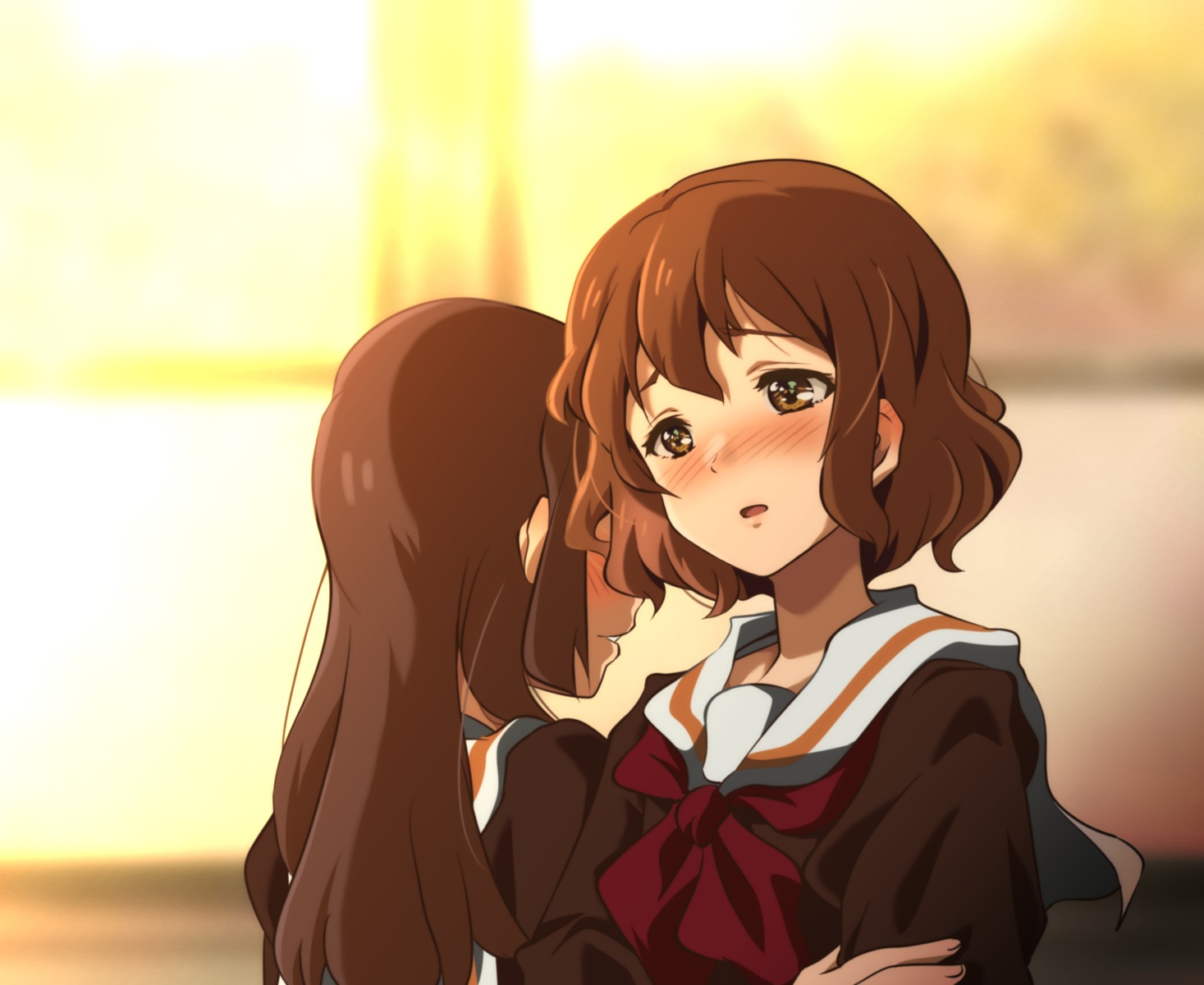 hibike!_euphonium kousaka_reina kurumiyasan_ns oumae_kumiko seifuku yuri