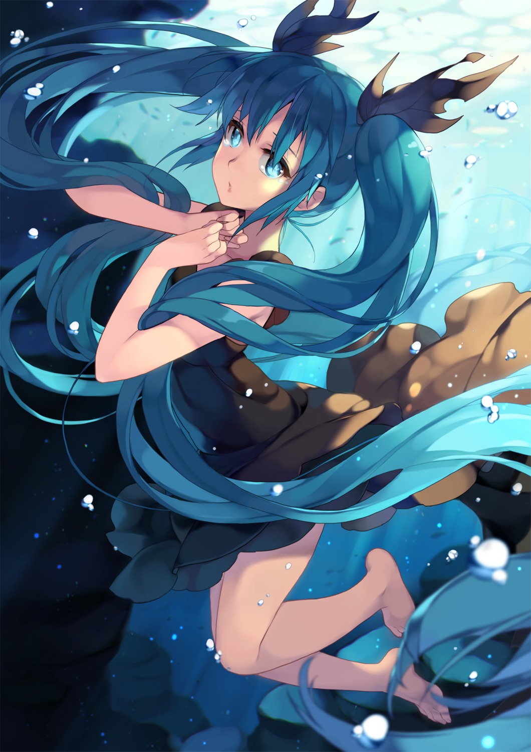 btoor dress feet hatsune_miku shinkai_shoujo_(vocaloid) vocaloid