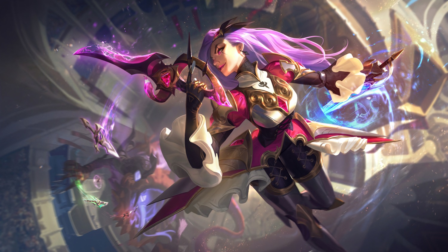 armor katarina_du_couteau league_of_legends tagme weapon