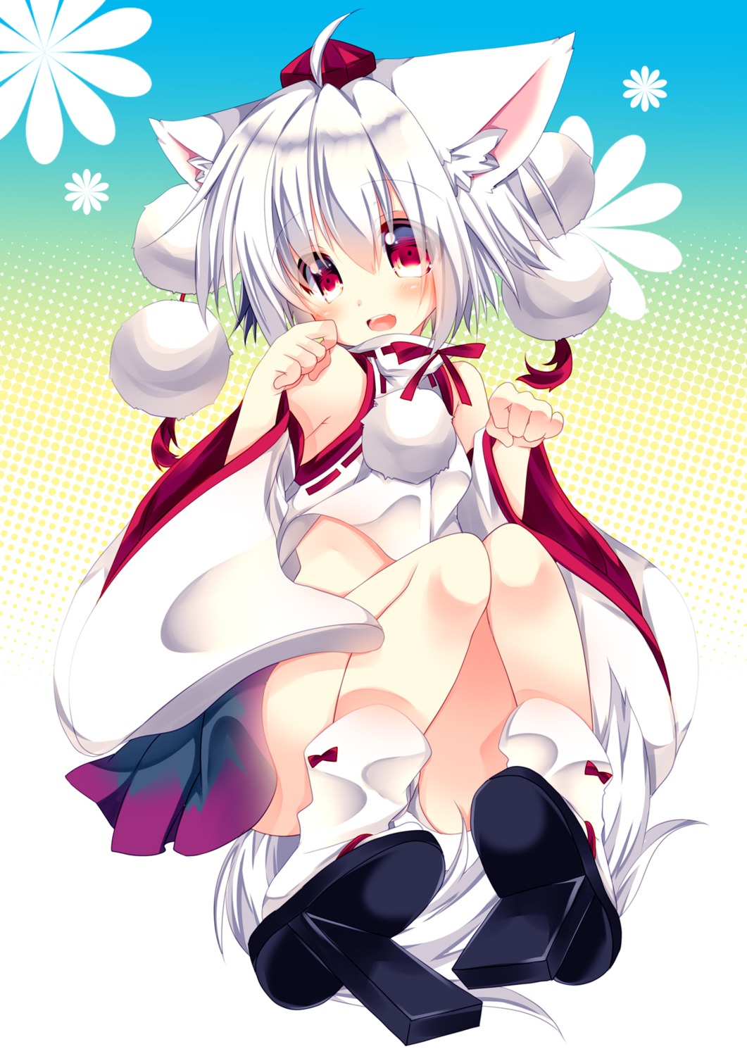 animal_ears hikanyan inubashiri_momiji tail touhou