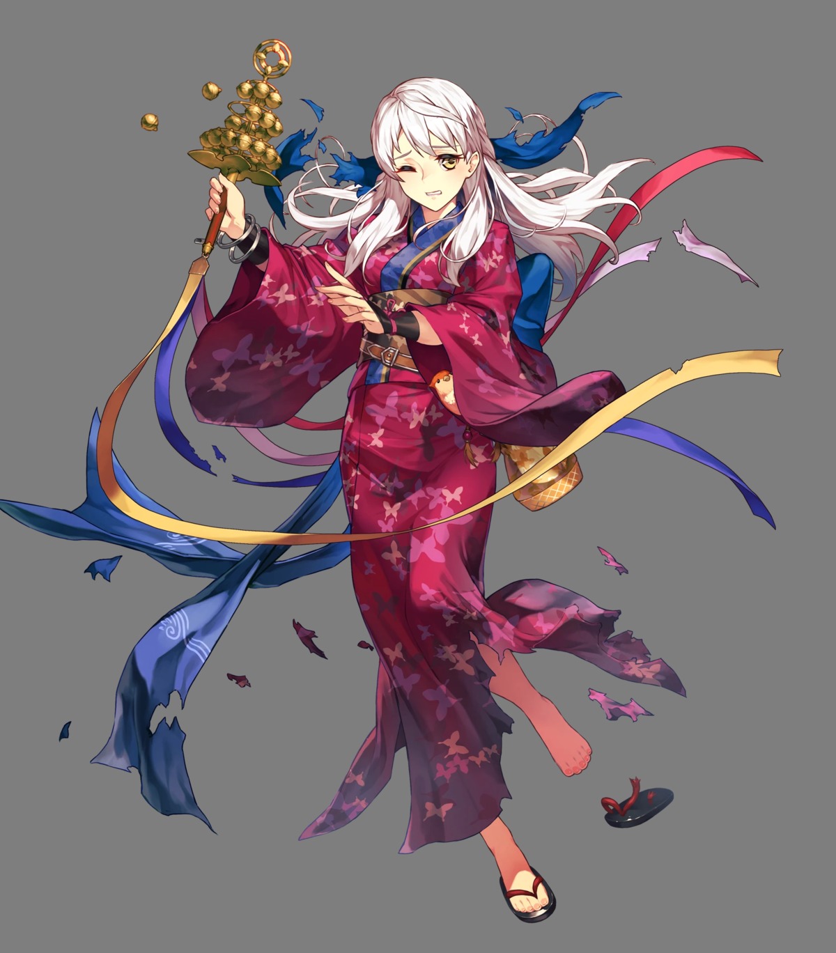 chyko7080 fire_emblem fire_emblem:_akatsuki_no_megami fire_emblem_heroes kimono micaiah nintendo torn_clothes transparent_png