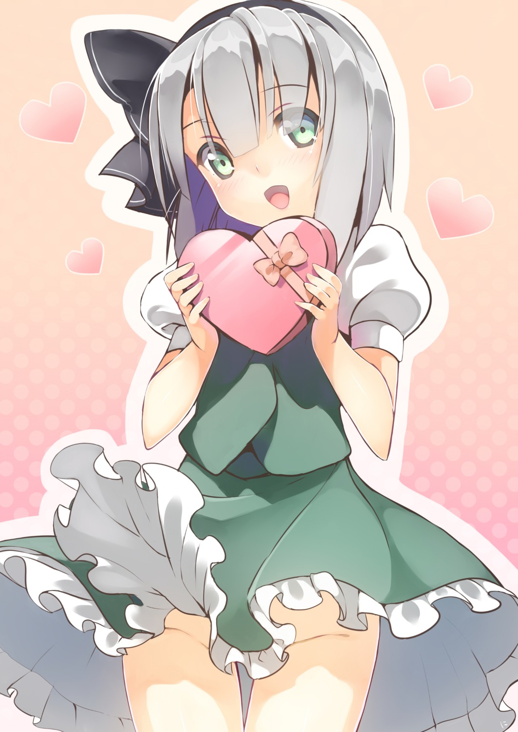 konpaku_youmu niwashi nopan touhou valentine