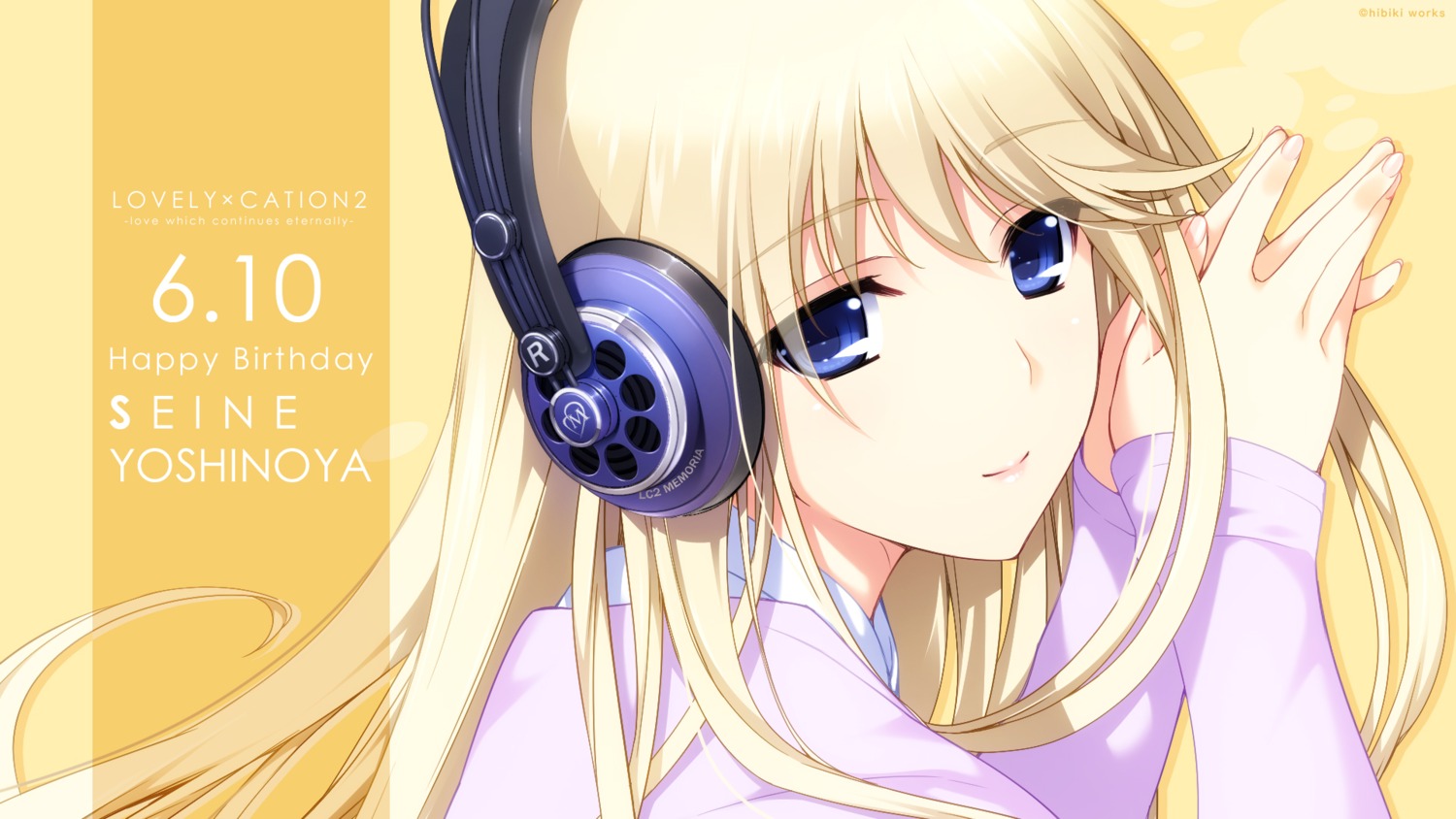 akatsuki-works headphones iizuki_tasuku lovely_x_cation_2 wallpaper yoshinoya_seine