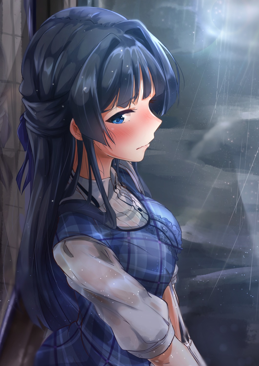 mogami_shizuka moment_607 see_through the_idolm@ster the_idolm@ster_million_live! wet_clothes