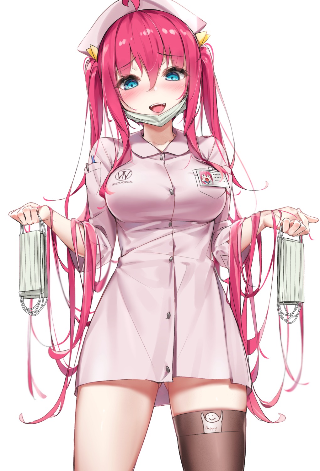 nurse thighhighs wet_elephant