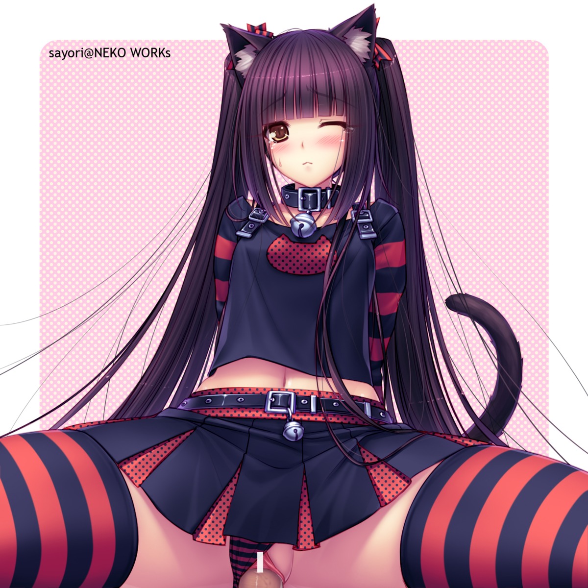 animal_ears censored chocola neko_works nekomimi nekopara pantsu pussy sayori sex shimapan tail thighhighs