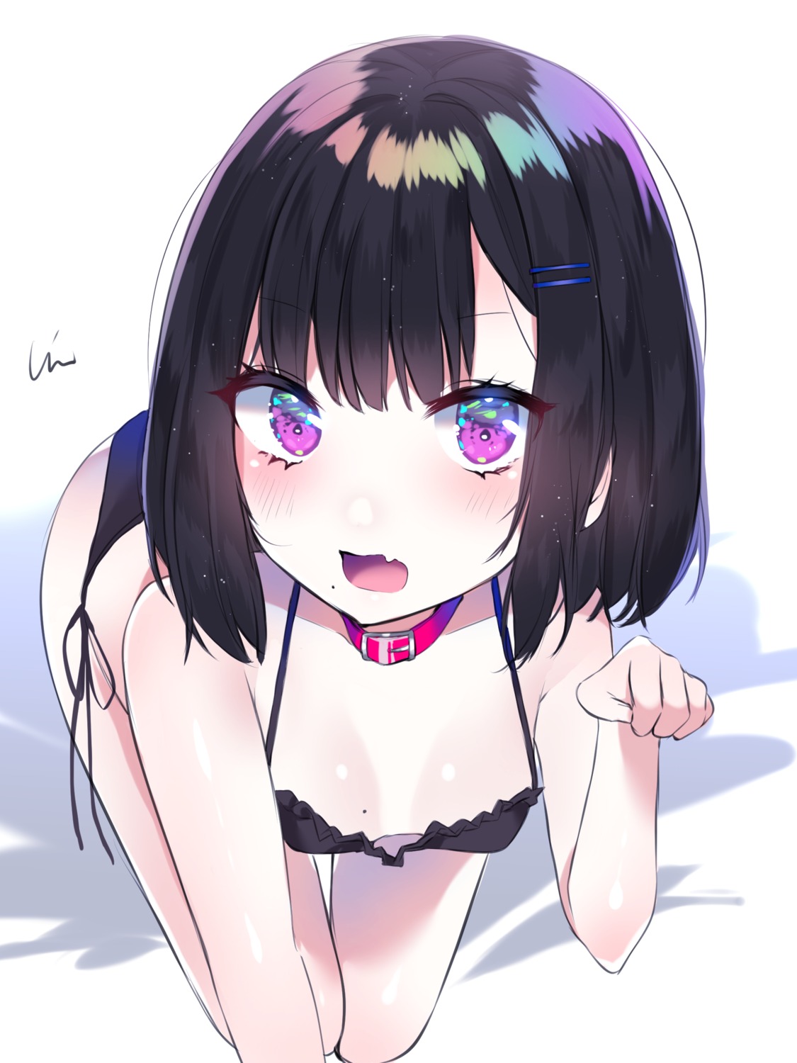 bra cleavage pantsu string_panties urim_(paintur)