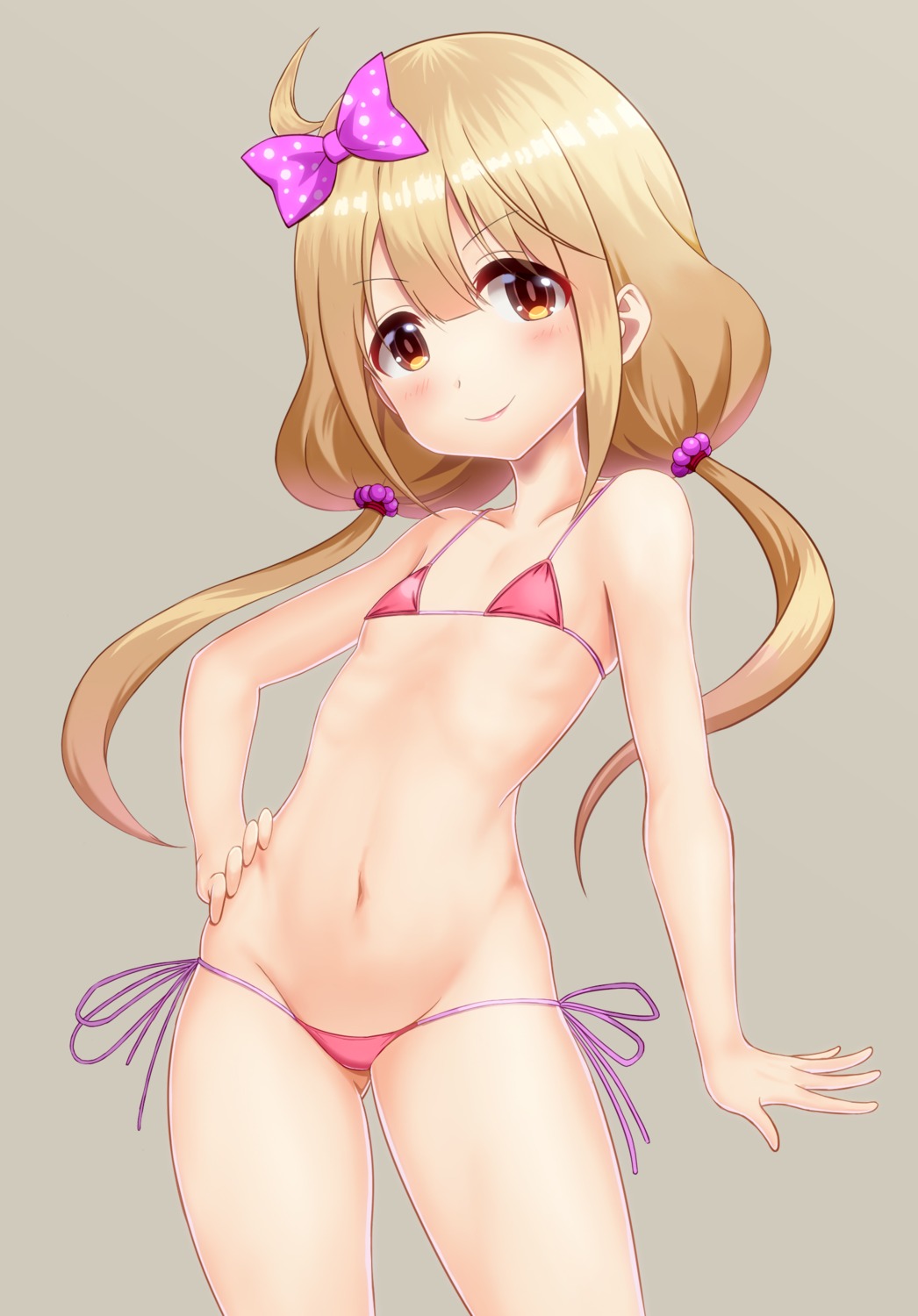 bikini futaba_anzu loli swimsuits takahiro-kun the_idolm@ster the_idolm@ster_cinderella_girls