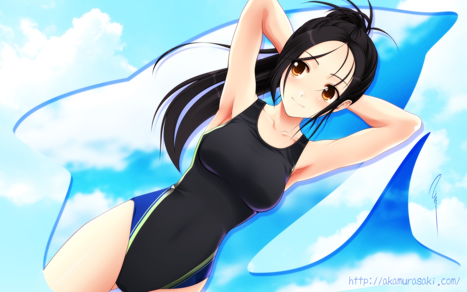 aizawa_kotarou swimsuits wallpaper