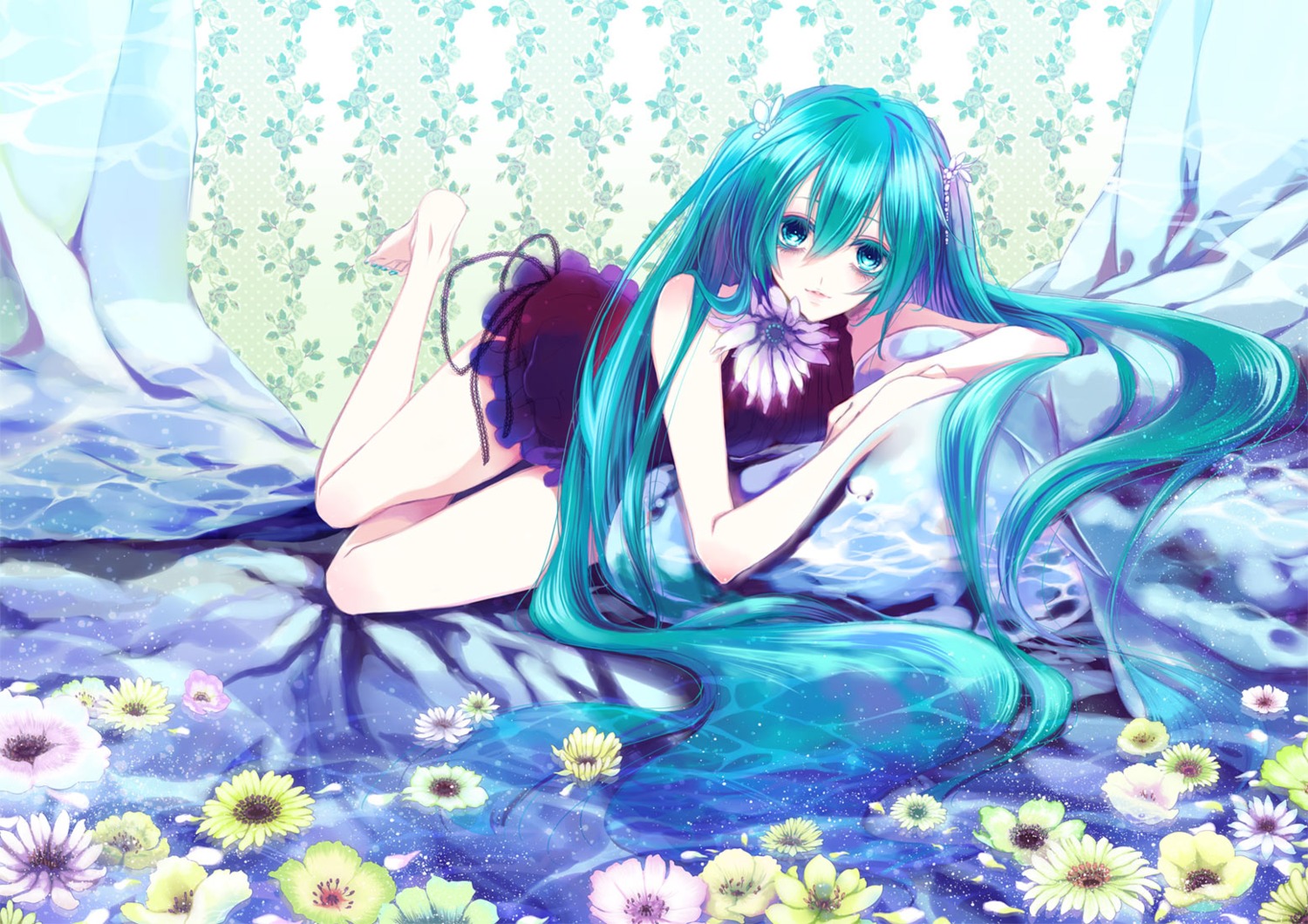 asahiko dress hatsune_miku vocaloid