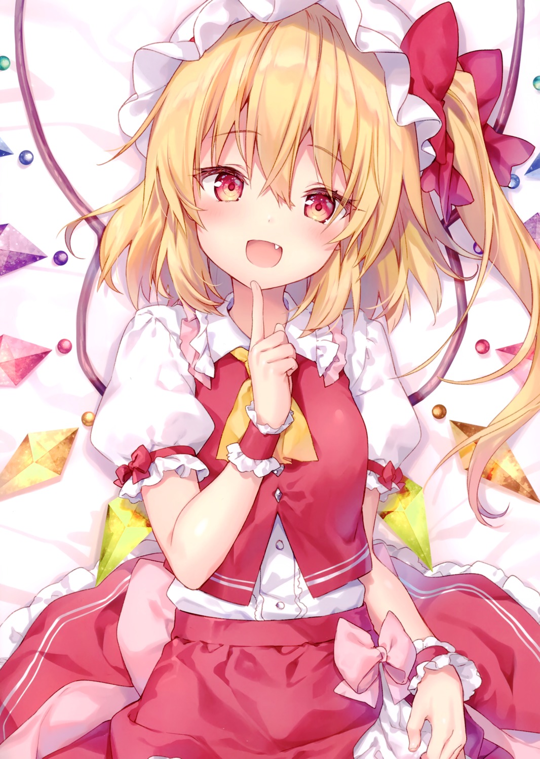 dress eterna flandre_scarlet riichu touhou wings