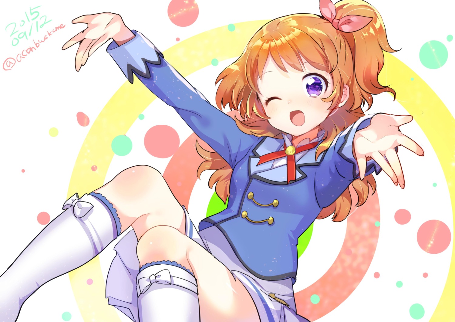 aikatsu! konbu_wakame oozora_akari seifuku