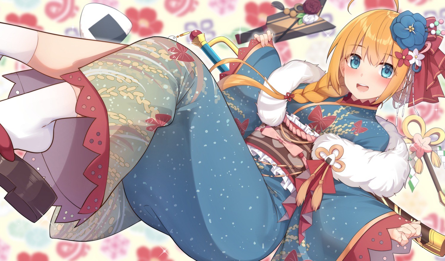 go-1 kimono pecorine princess_connect princess_connect!_re:dive