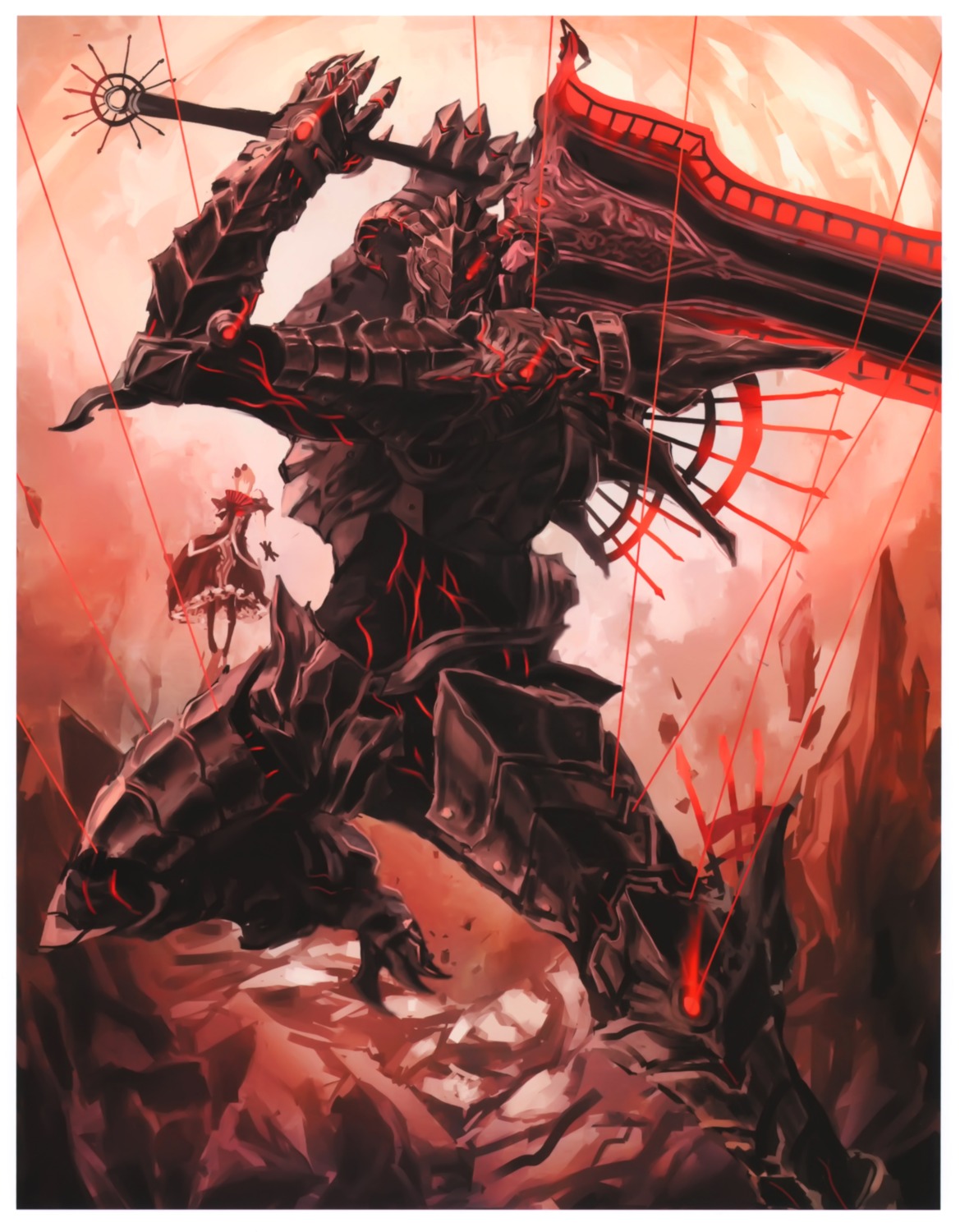 armor kaku-san-sei_million_arthur makai_no_juumin monster sword