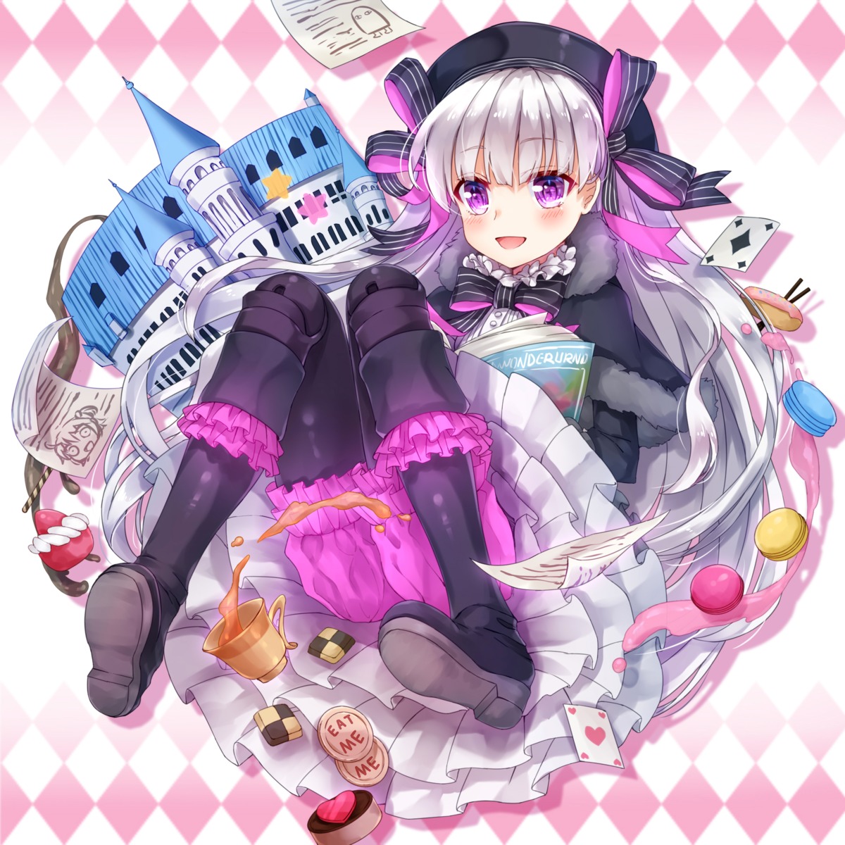 bloomers dress fate/extra fate/grand_order fate/stay_night gothic_lolita lolita_fashion nursery_rhyme_(fate/extra) sll